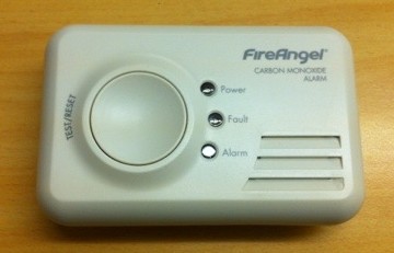 carbon monoxide detector alarm